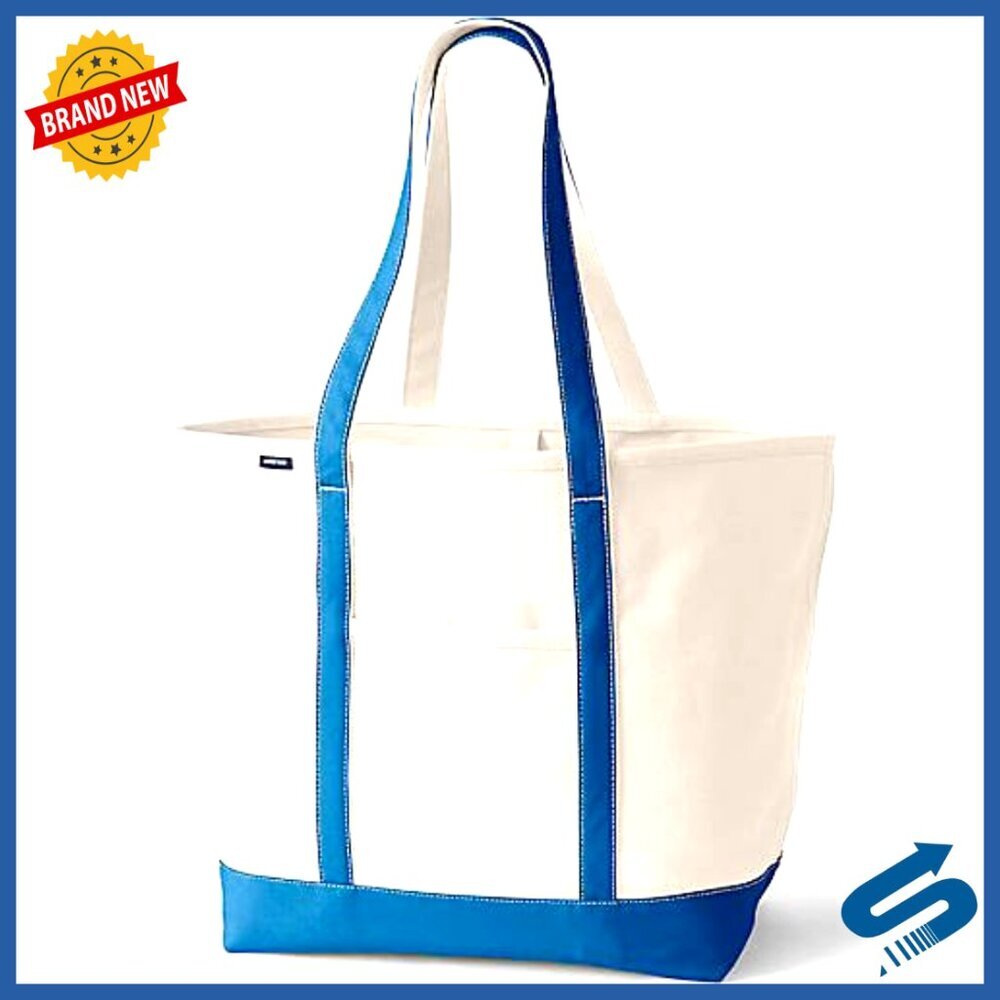 Canvas Tote Bag Durable Travel Commuter Oversized Classic Minimal Chic